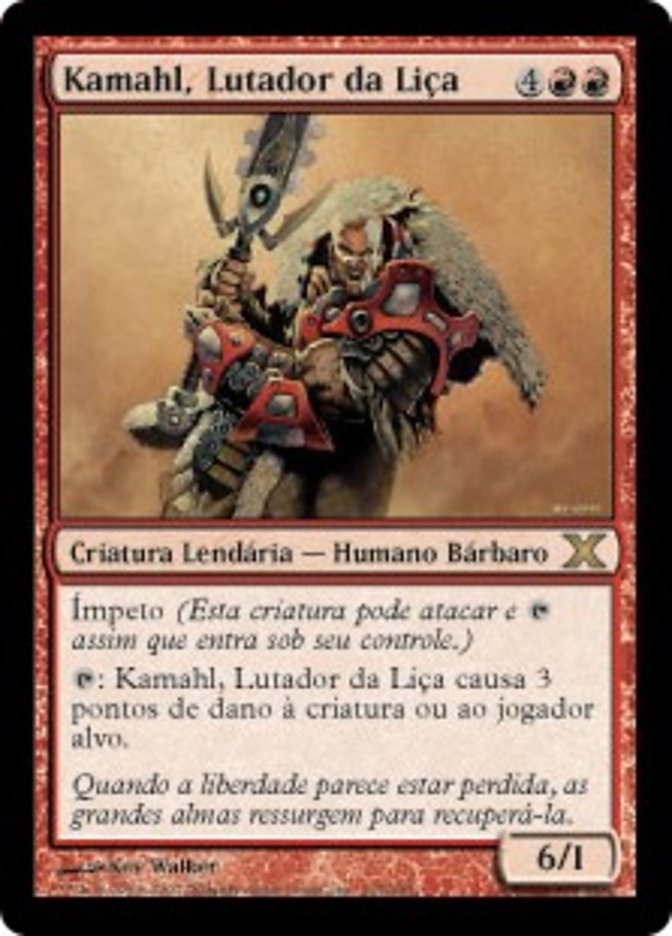 Kamahl, Lutador da Liça / Kamahl, Pit Fighter - Magic: The Gathering - MoxLand