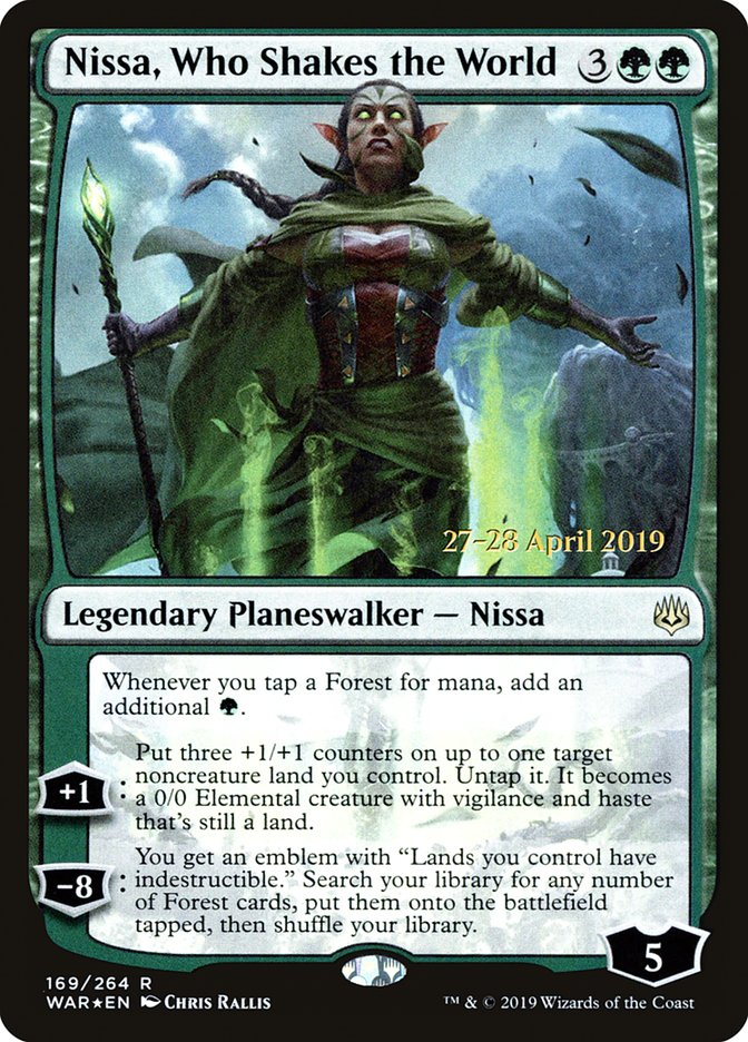 Nissa, Abaladora do Mundo / Nissa, Who Shakes the World - Magic: The Gathering - MoxLand