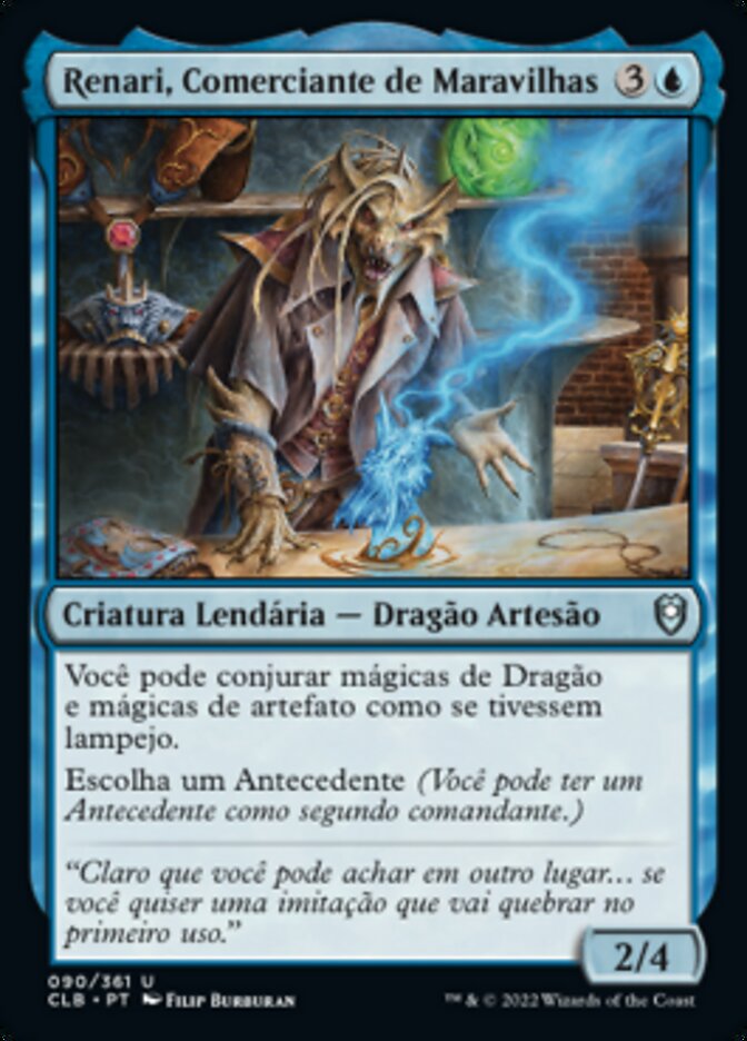 Renari, Comerciante de Maravilhas / Renari, Merchant of Marvels - Magic: The Gathering - MoxLand