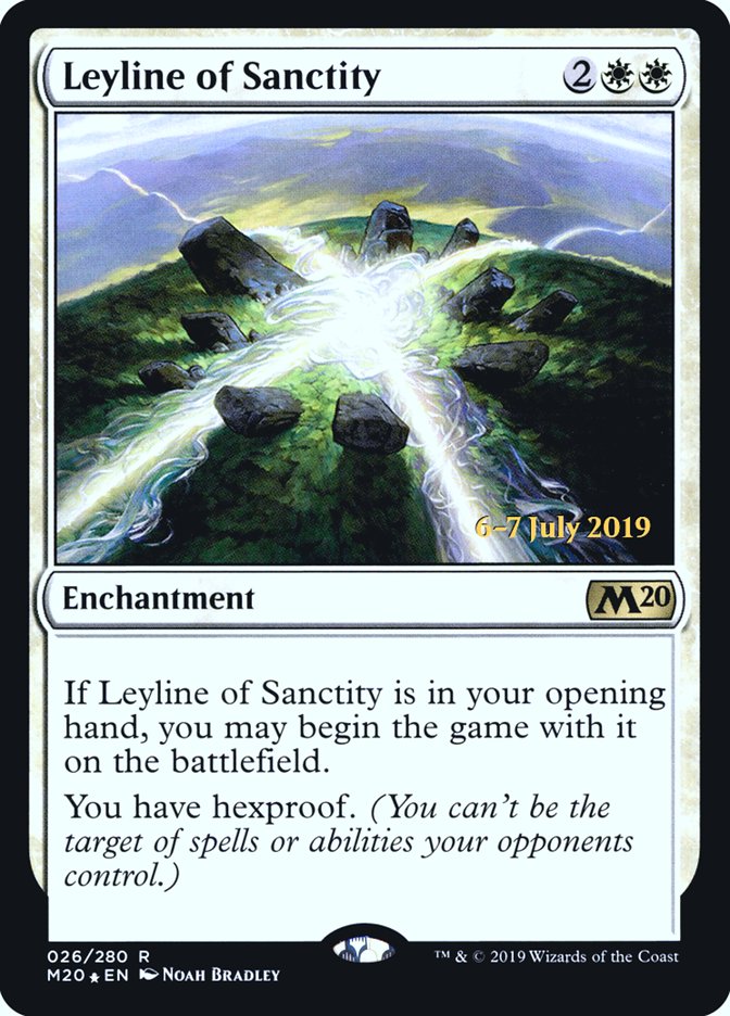 Linha de Força da Santidade / Leyline of Sanctity - Magic: The Gathering - MoxLand