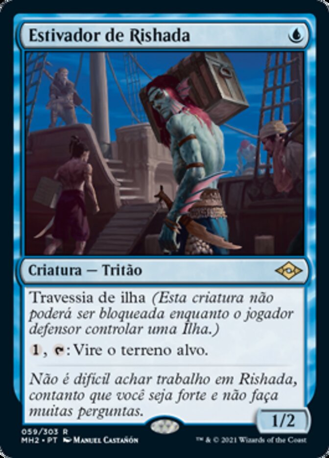 Estivador de Rishada / Rishadan Dockhand - Magic: The Gathering - MoxLand