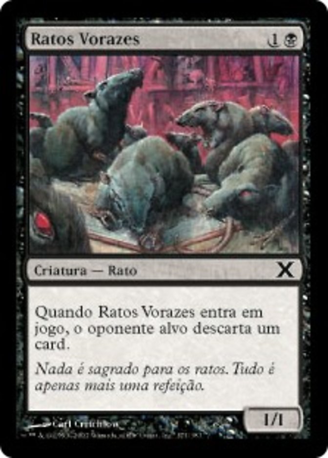 Ratos Vorazes / Ravenous Rats - Magic: The Gathering - MoxLand