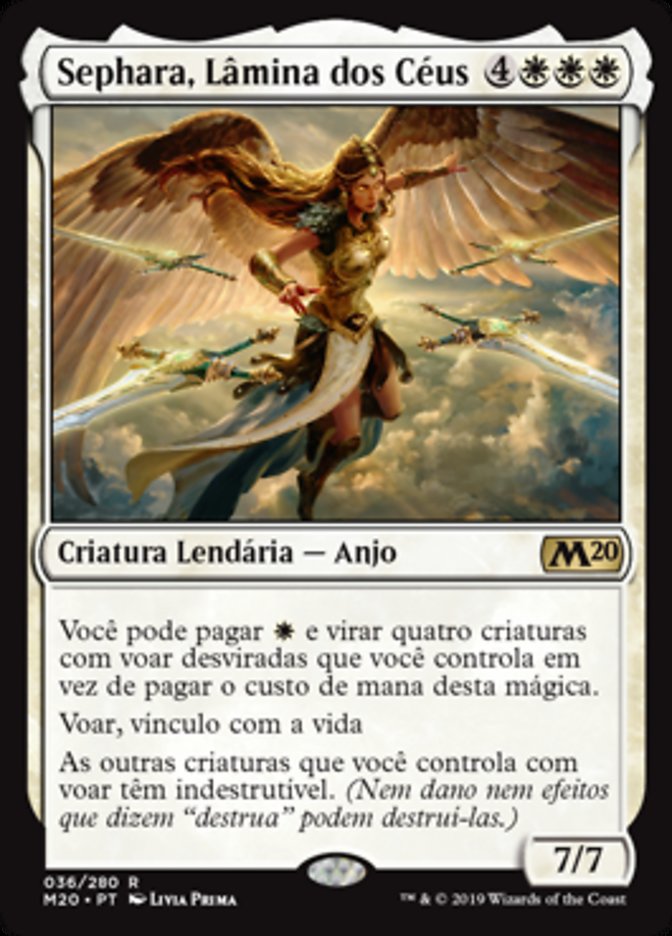 Sephara, Lâmina dos Céus / Sephara, Sky's Blade - Magic: The Gathering - MoxLand