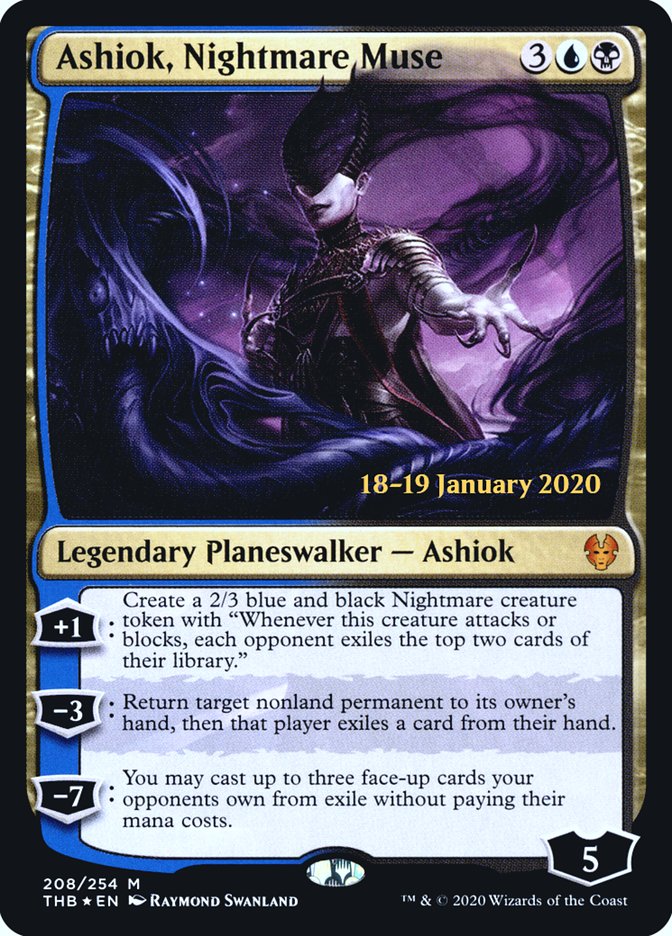 Ashiok, Inspiração do Pesadelo / Ashiok, Nightmare Muse - Magic: The Gathering - MoxLand