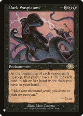 Suspeitas Tenebrosas / Dark Suspicions - Magic: The Gathering - MoxLand