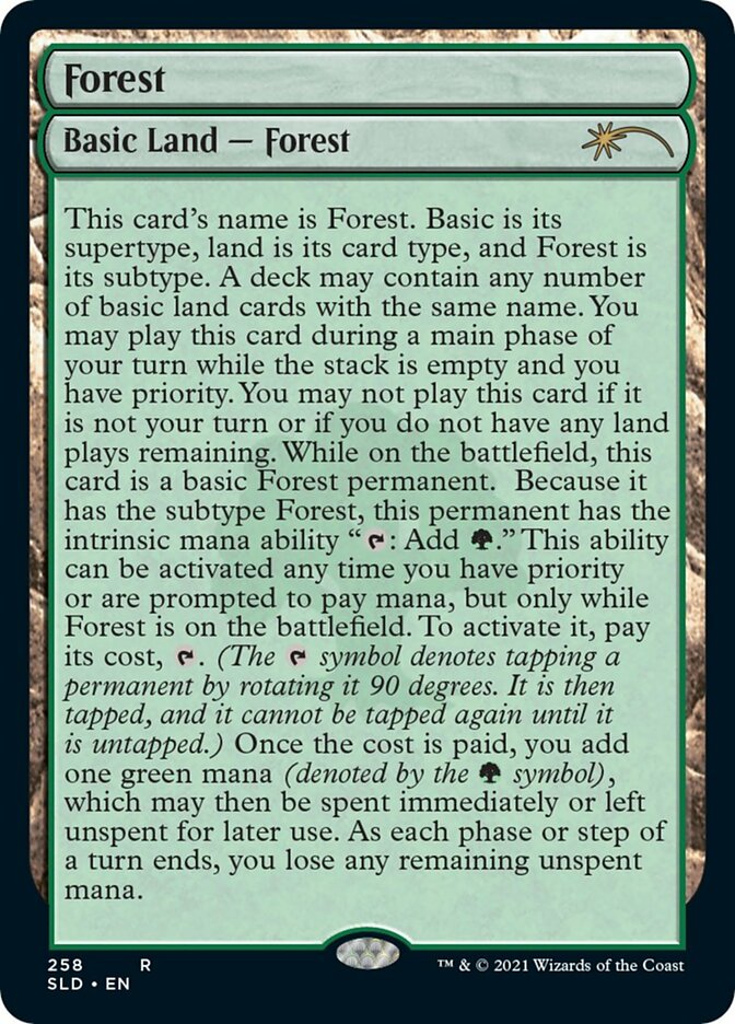 Floresta / Forest - Magic: The Gathering - MoxLand