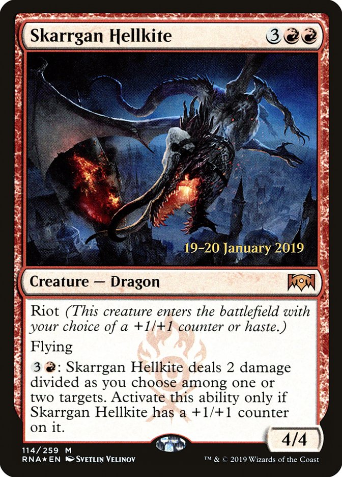 Dragão Avérneo de Skarrgan / Skarrgan Hellkite - Magic: The Gathering - MoxLand