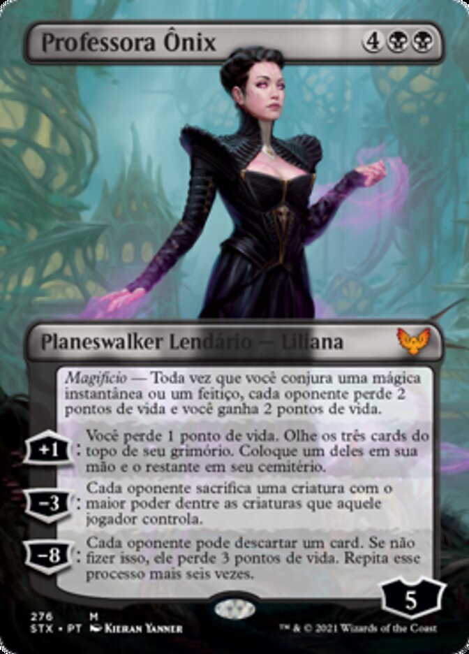 Professora Ônix / Professor Onyx - Magic: The Gathering - MoxLand