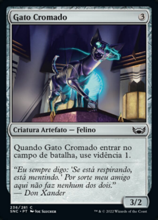 Gato Cromado / Chrome Cat - Magic: The Gathering - MoxLand