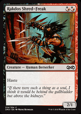 Retalheiro Louco Rakdos / Rakdos Shred-Freak - Magic: The Gathering - MoxLand