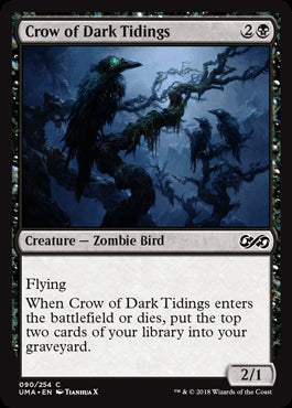 Corvo das Notícias Sombrias / Crow of Dark Tidings - Magic: The Gathering - MoxLand