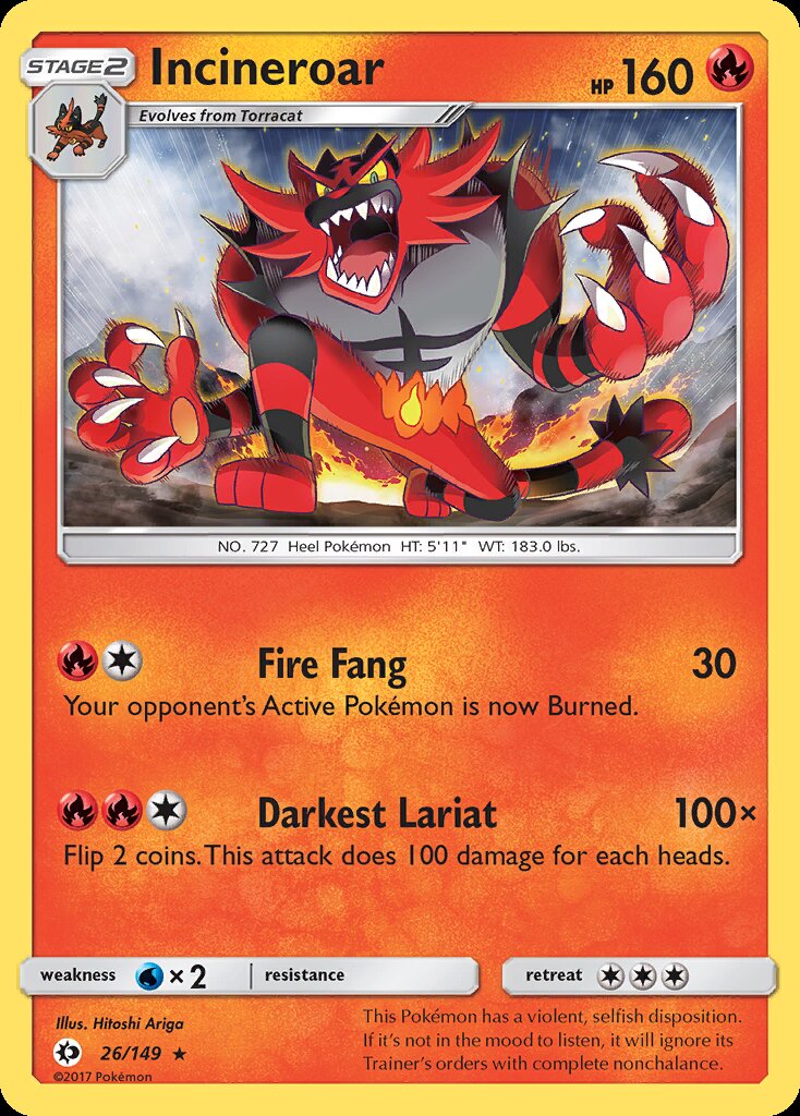 Incineroar - Pokémon TCG - MoxLand