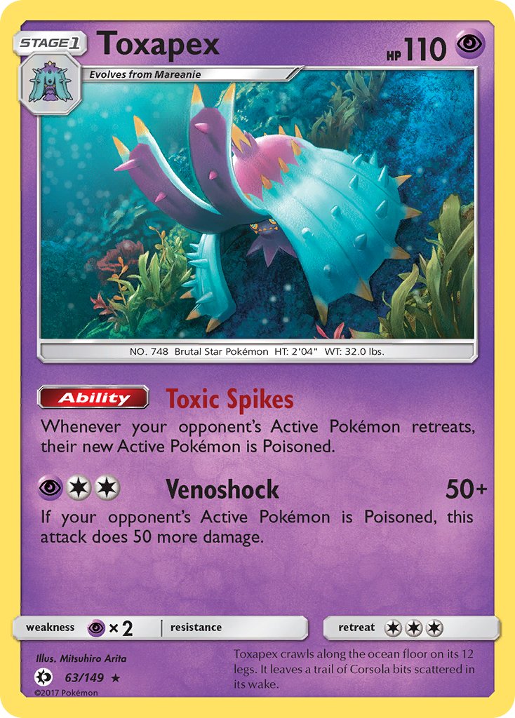 Toxapex - Pokémon TCG - MoxLand