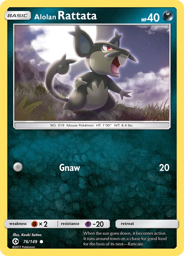 Rattata de Alola - Pokémon TCG - MoxLand