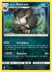 Raticate de Alola - Pokémon TCG - MoxLand