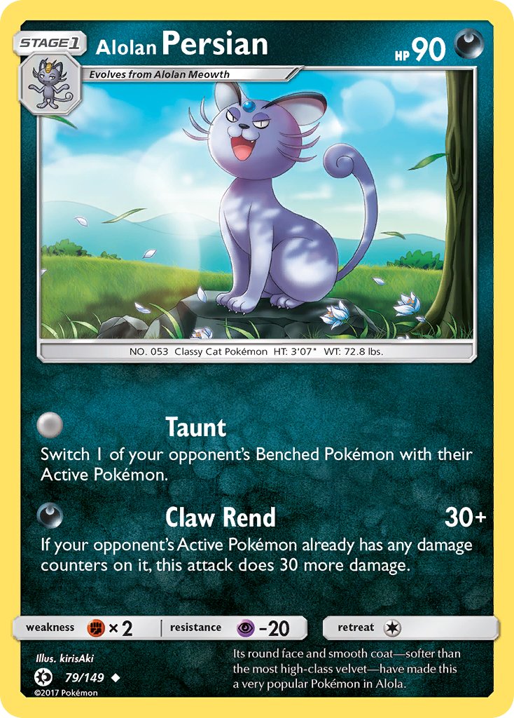 Persian de Alola - Pokémon TCG - MoxLand