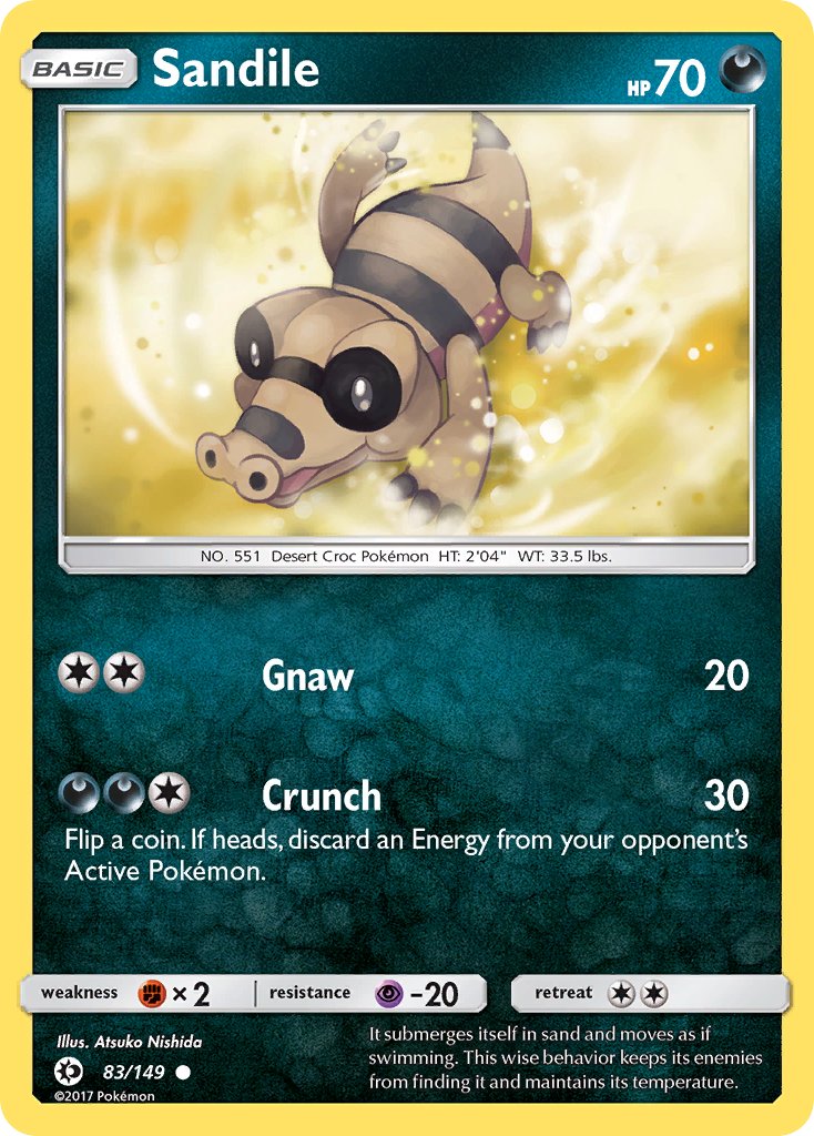 Sandile - Pokémon TCG - MoxLand