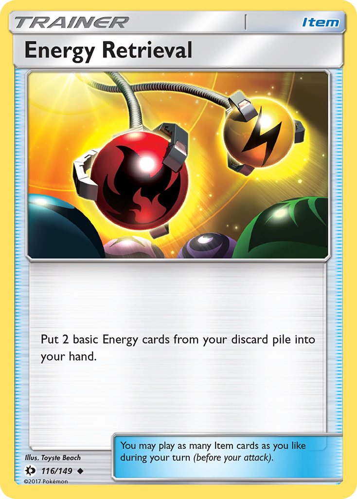 Recuperação de Energia - Pokémon TCG - MoxLand