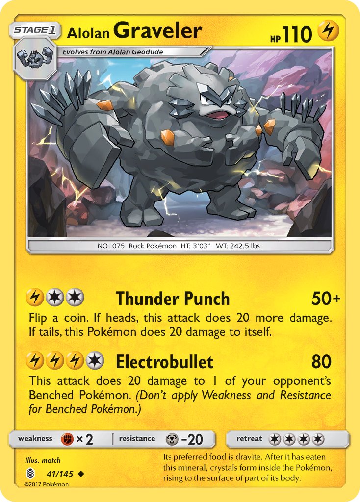 Graveler de Alola - Pokémon TCG - MoxLand