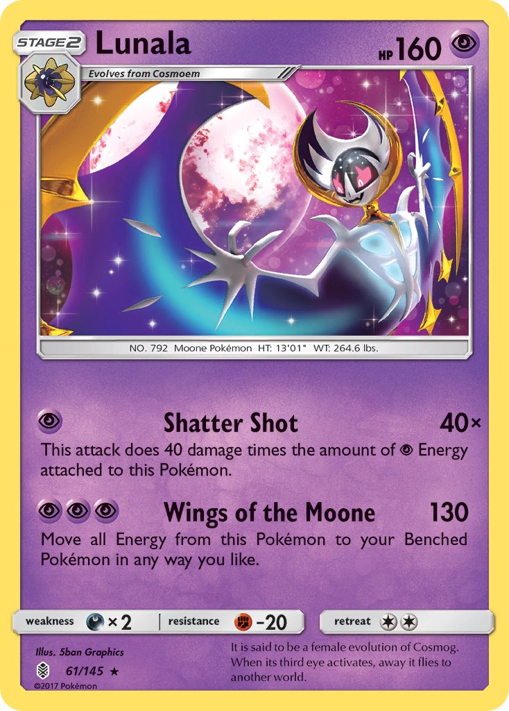 Lunala - Pokémon TCG - MoxLand