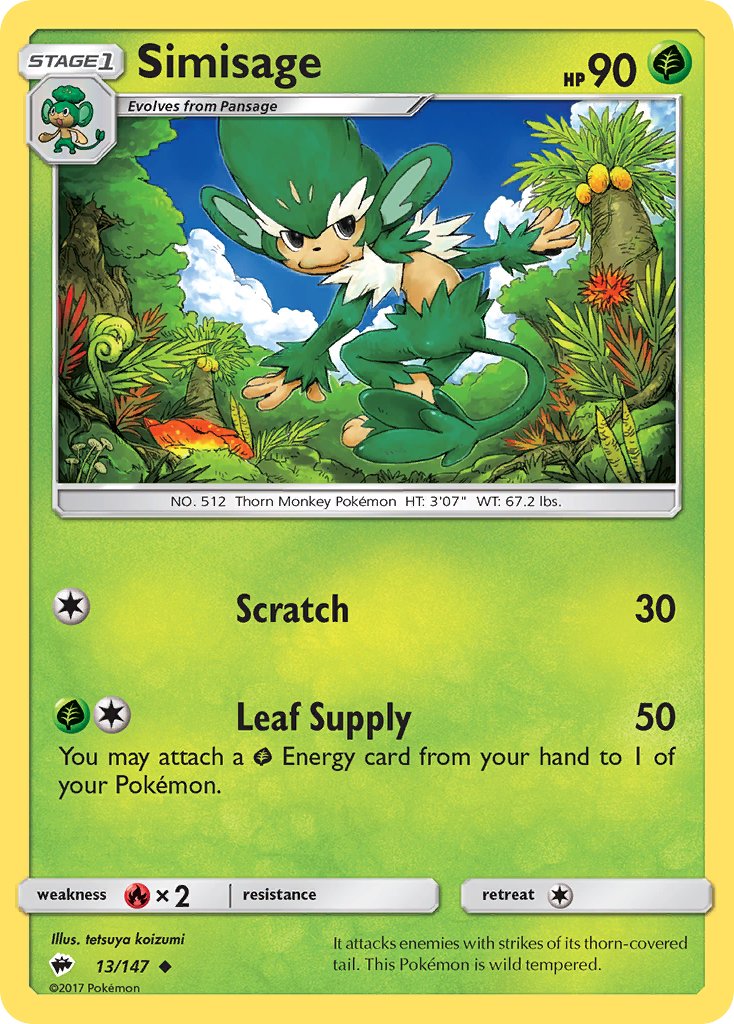 Simisage - Pokémon TCG - MoxLand