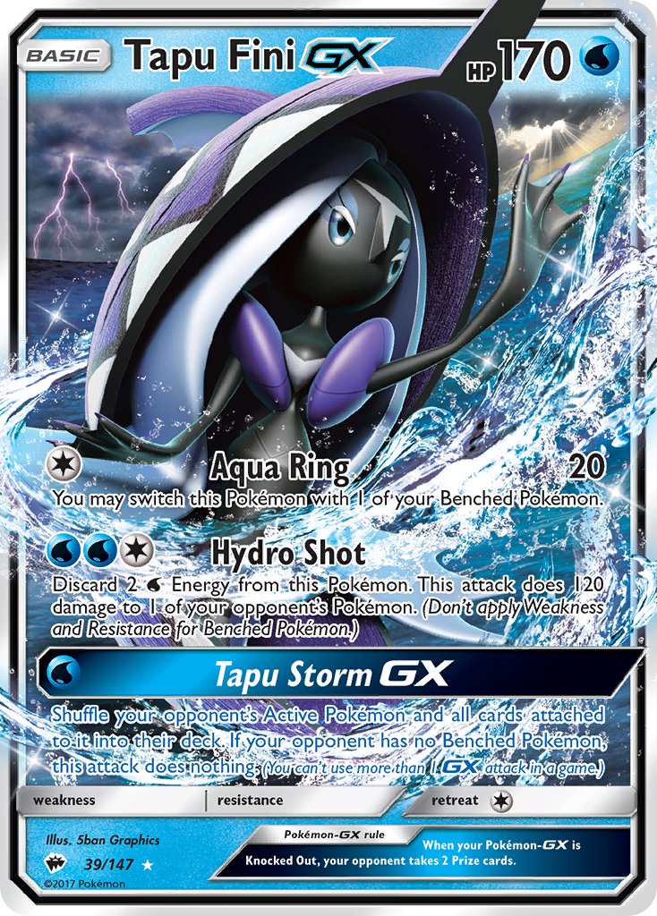 Tapu Fini GX - Pokémon TCG - MoxLand