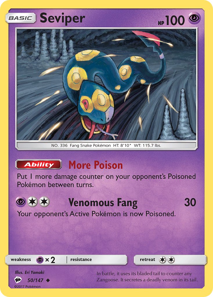 Seviper - Pokémon TCG - MoxLand