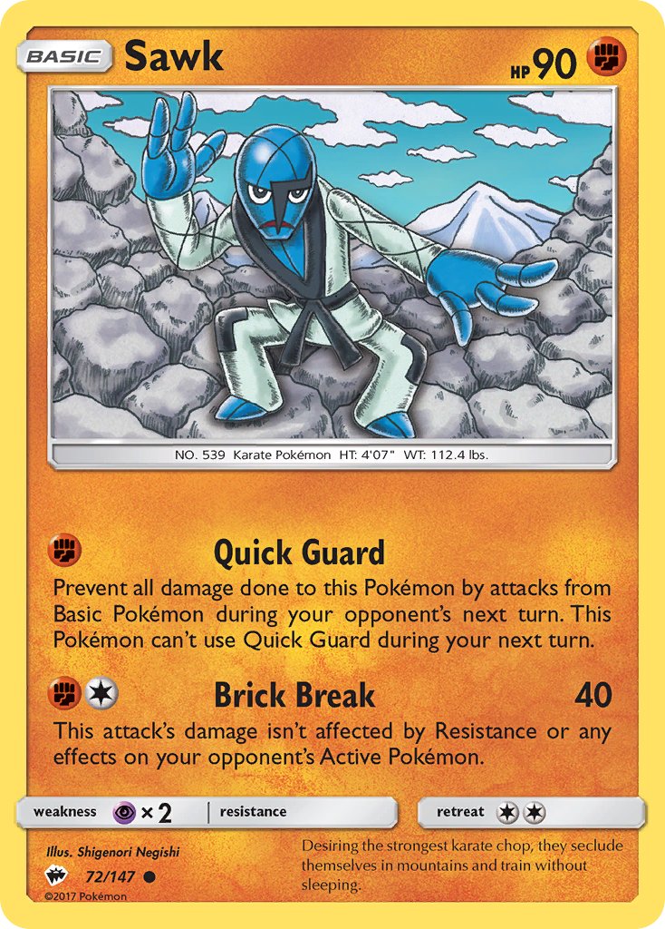 Sawk - Pokémon TCG - MoxLand