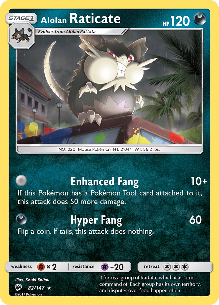 Raticate de Alola - Pokémon TCG - MoxLand