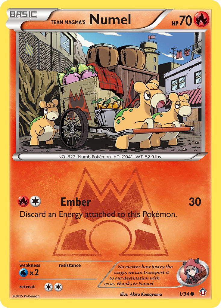 Numel da Equipe Magma - Pokémon TCG - MoxLand