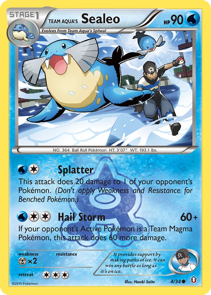 Sealeo da Equipe Aqua - Pokémon TCG - MoxLand