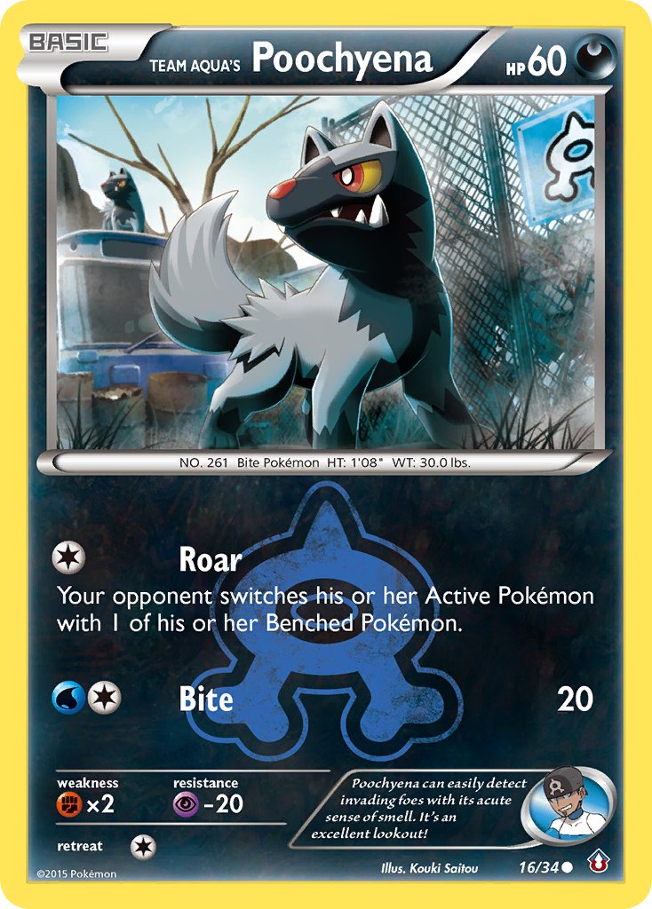 Poochyena da Equipe Aqua - Pokémon TCG - MoxLand