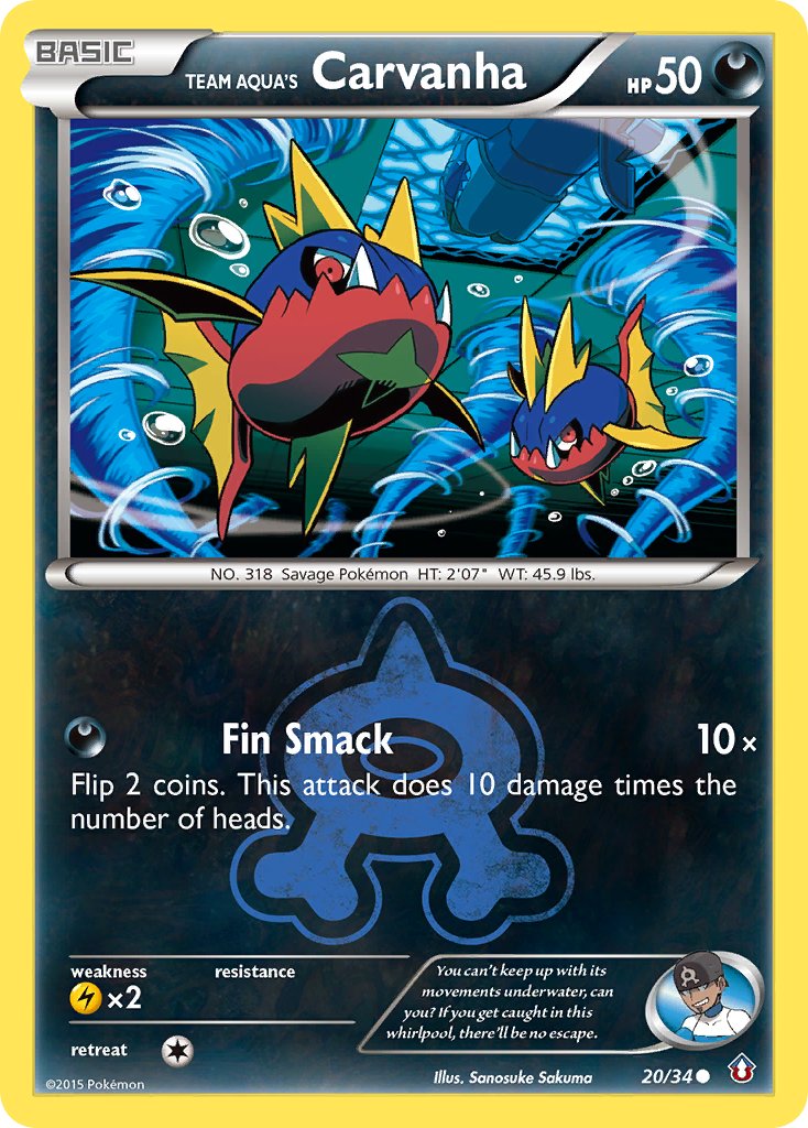 Carvanha da Equipe Aqua - Pokémon TCG - MoxLand