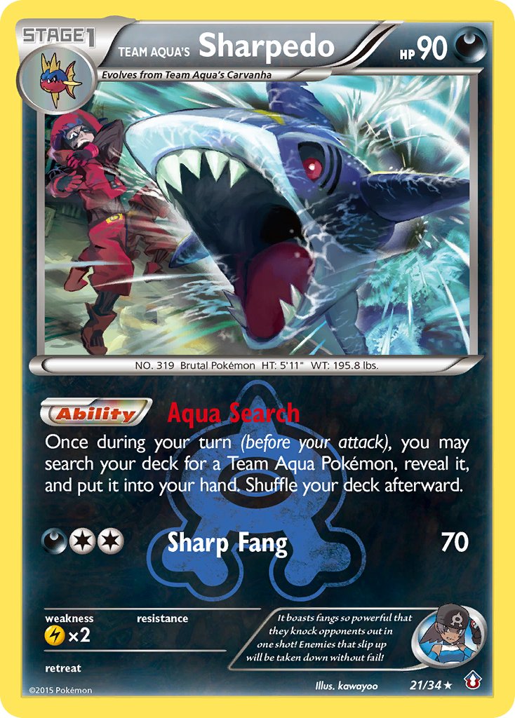 Sharpedo da Equipe Aqua - Pokémon TCG - MoxLand