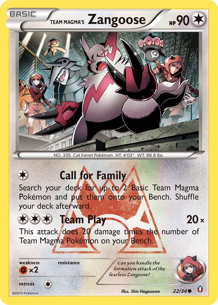 Zangoose da Equipe Magma - Pokémon TCG - MoxLand