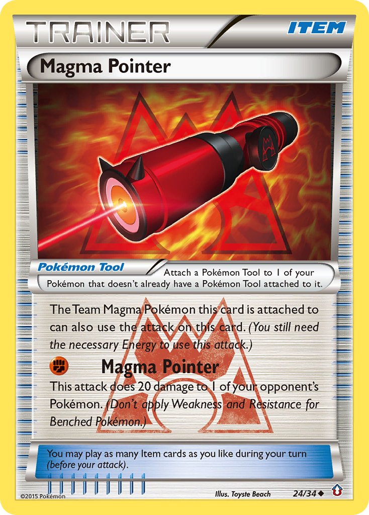 Ponteiro Magma - Pokémon TCG - MoxLand