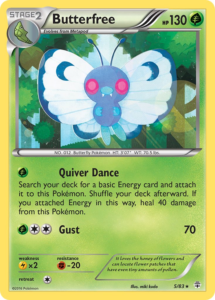 Butterfree - Pokémon TCG - MoxLand