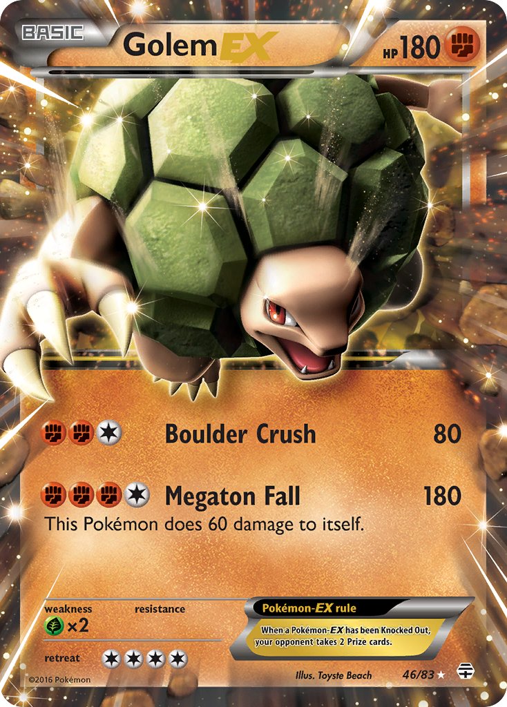 Golem EX - Pokémon TCG - MoxLand