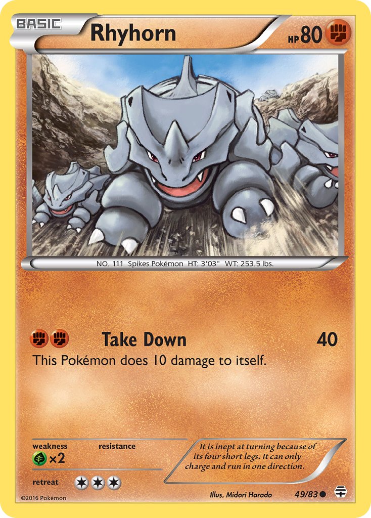 Rhyhorn - Pokémon TCG - MoxLand