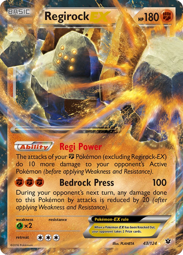 Regirock EX - Pokémon TCG - MoxLand