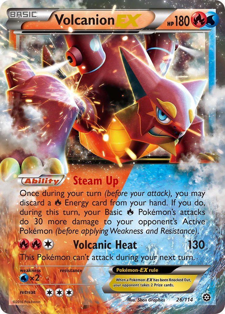 Volcanion EX - Pokémon TCG - MoxLand