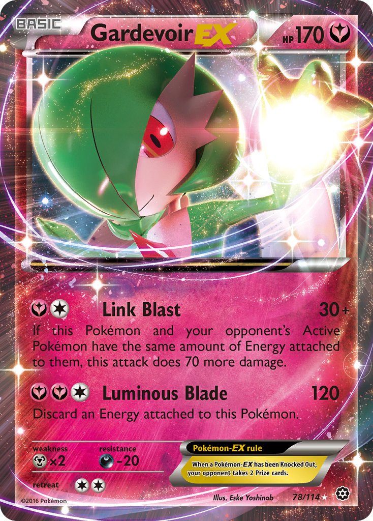 Carta Pokémon Gardevoir Ex, Brinquedo Pokémon Nunca Usado 71669351