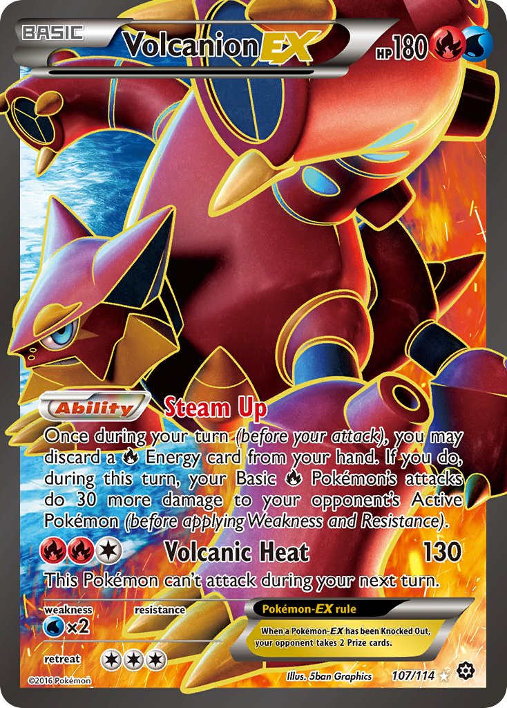 Volcanion EX - Pokémon TCG - MoxLand