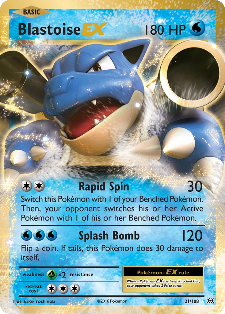 Blastoise EX - Pokémon TCG - MoxLand