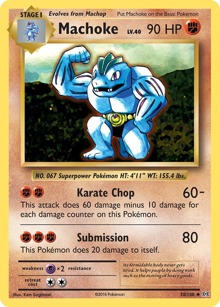 Machoke - Pokémon TCG - MoxLand