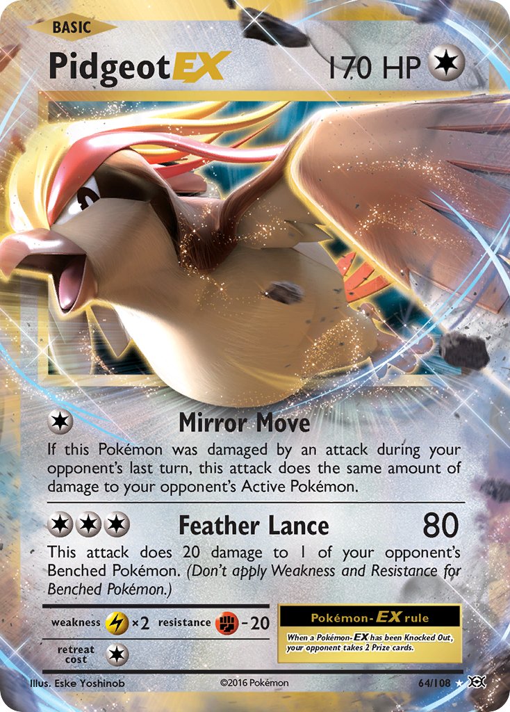 Pidgeot EX - Pokémon TCG - MoxLand