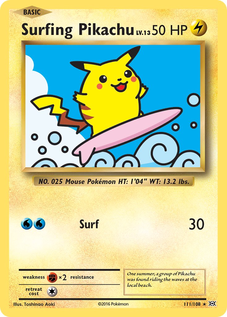 Pikachu Surfista - Pokémon TCG - MoxLand