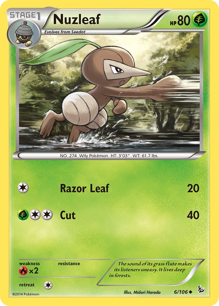 Nuzleaf - Pokémon TCG - MoxLand