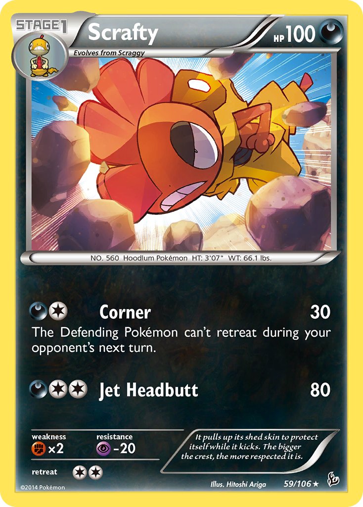 Scrafty - Pokémon TCG - MoxLand