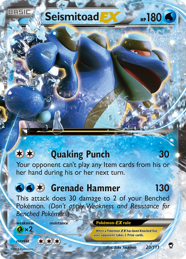 Seismitoad EX - Pokémon TCG - MoxLand